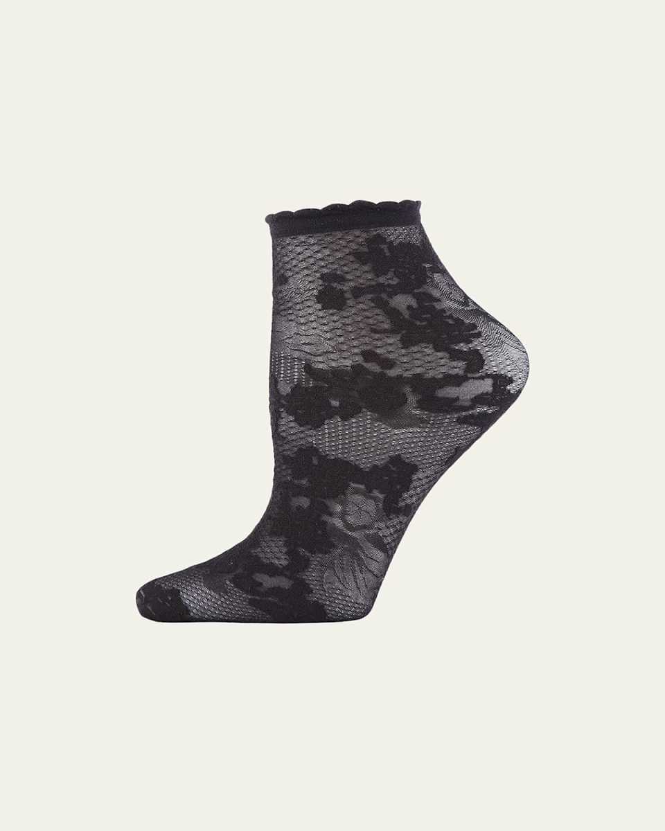 Floral Lace Ankle Socks